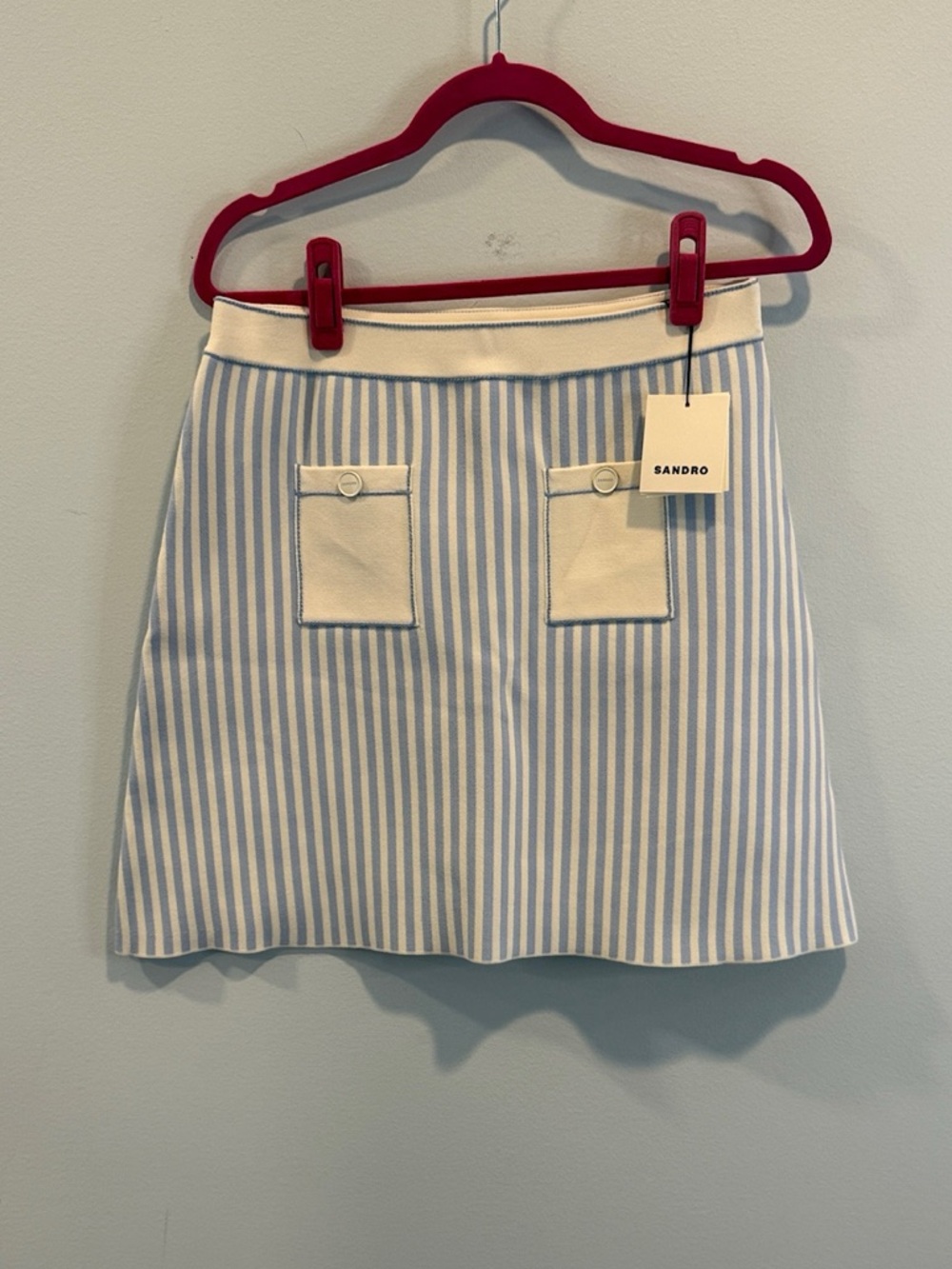 Sandro “Aussna” mini skirt FR42/US10 NWT - Picture 3 of 6